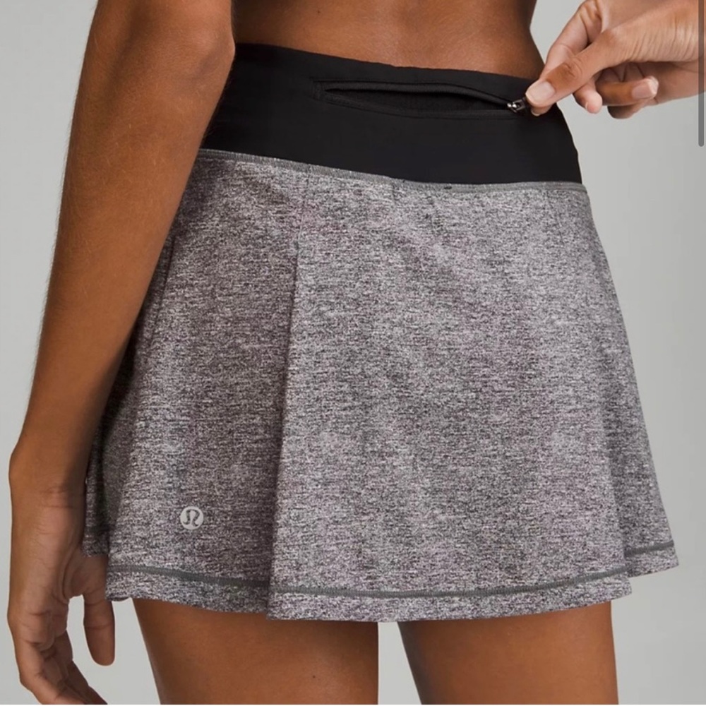 Grey pace rival lululemon skirt